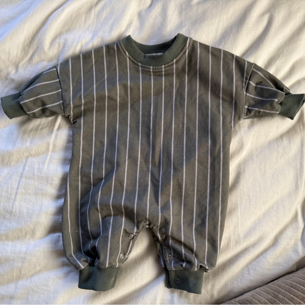 Forever French Baby Sweatshirt Romper